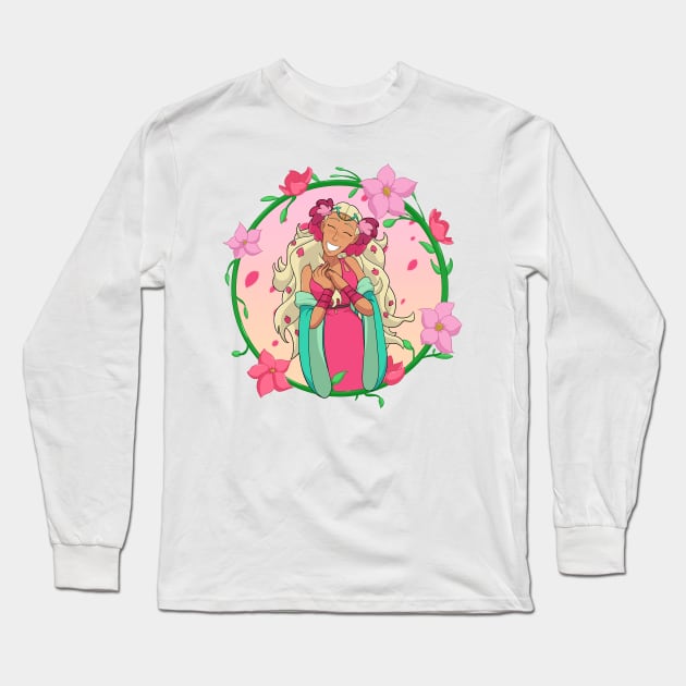 Petal Princess Perfuma Long Sleeve T-Shirt by Eshbaal